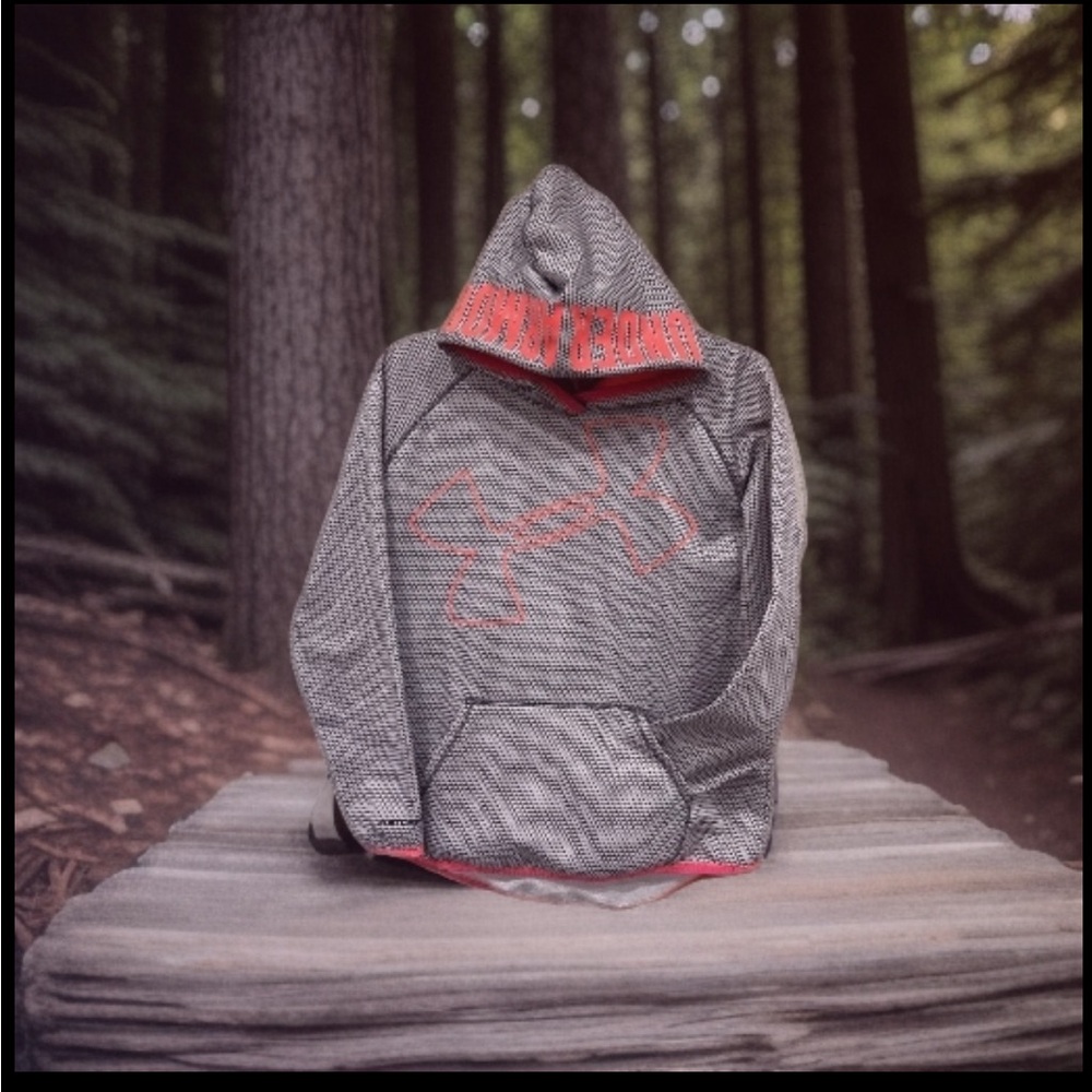 Under Armour Kids' Black and Red Raincoat